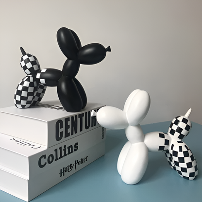 Colorful Resin Balloon Dog Sculpture for Home Decor – Whimsical Wall Decor Accent for Living Room and Room Decor 2