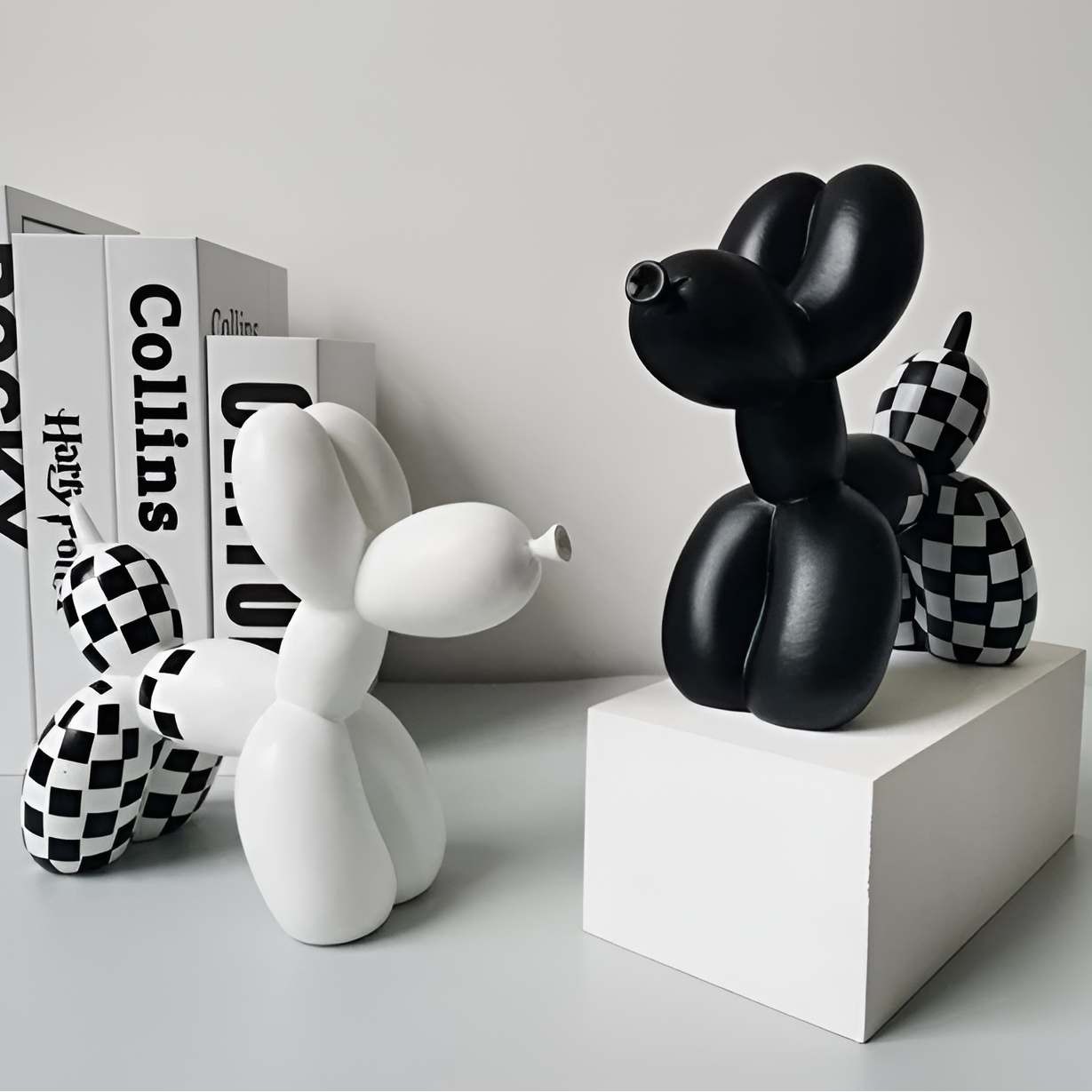 Colorful Resin Balloon Dog Sculpture for Home Decor – Whimsical Wall Decor Accent for Living Room and Room Decor 4