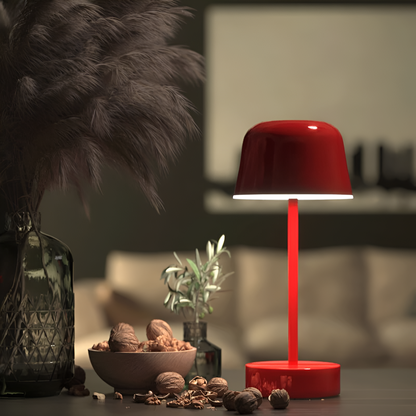 Colorful Retro LED Table Lamp - Wireless Cordless, USB Rechargeable, Dimmable Light for Home, Office, or Outdoor Use 2