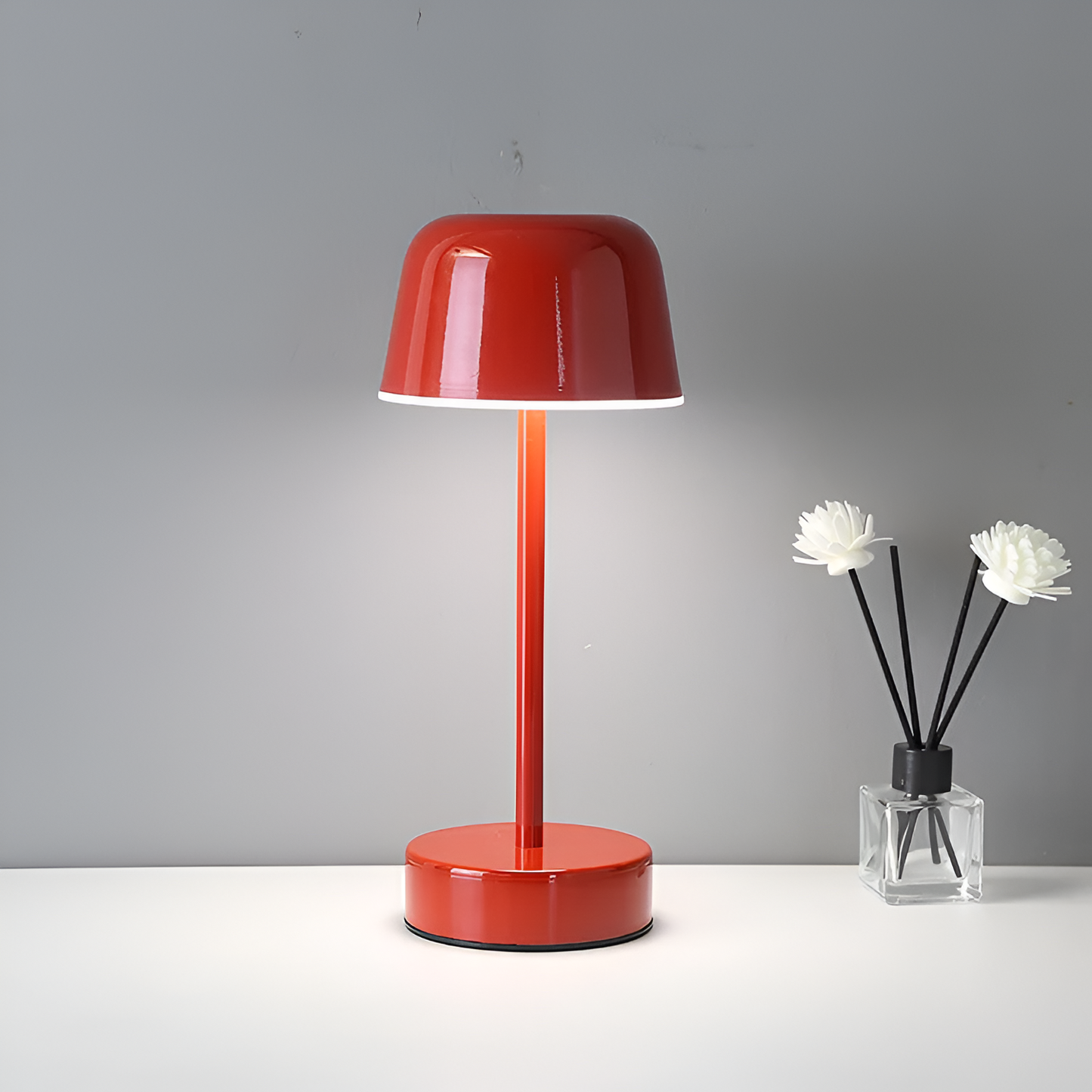 Colorful Retro LED Table Lamp - Wireless Cordless, USB Rechargeable, Dimmable Light for Home, Office, or Outdoor Use 7