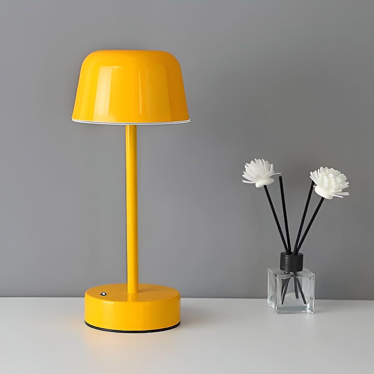 Colorful Retro LED Table Lamp - Wireless Cordless, USB Rechargeable, Dimmable Light for Home, Office, or Outdoor Use 8