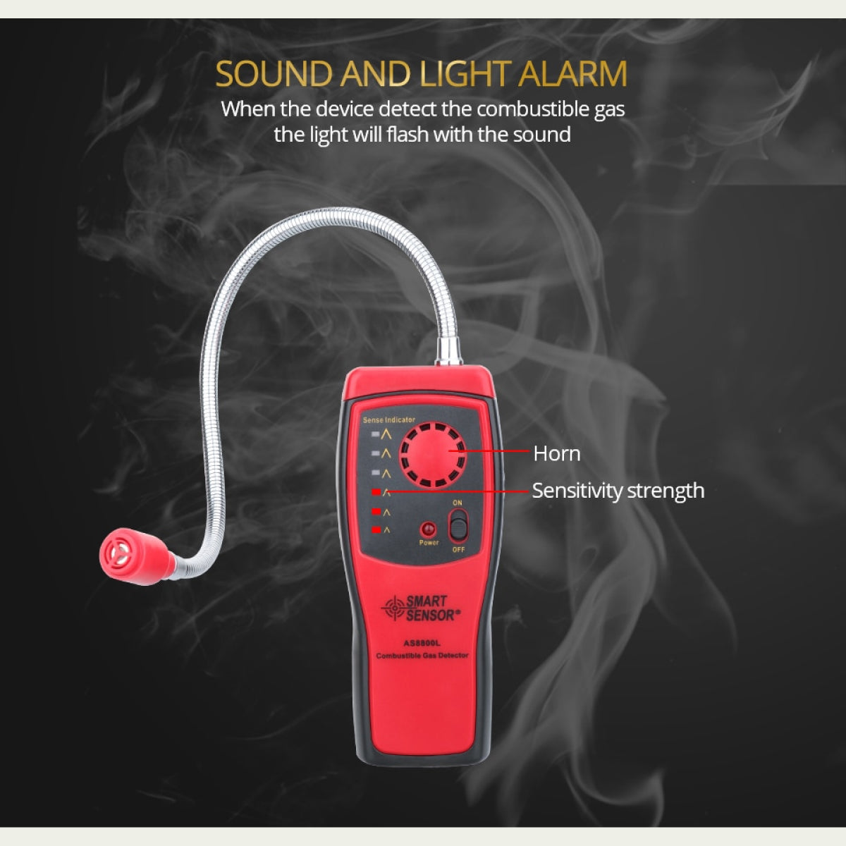 Accurate Gas Leak Detector Alarm for Home Safety