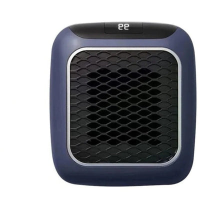 Compact 800W Electric Heater with Adjustable Thermostat – Portable Space Heater for Bedroom and Home Office, Whisper-Quiet Operation 2