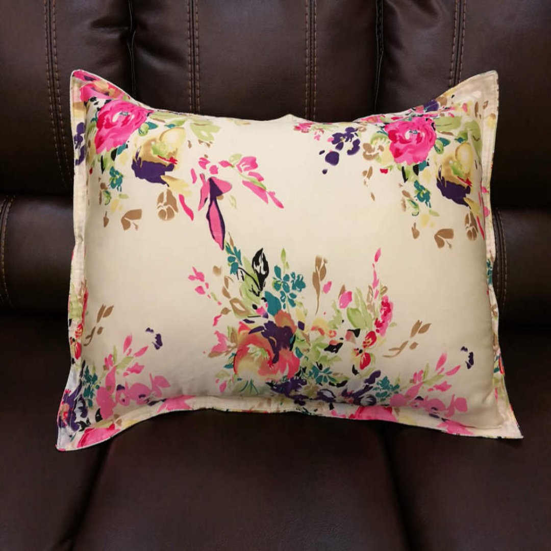 Vibrant Multicolor Silk Pillow Covers - Pexav
