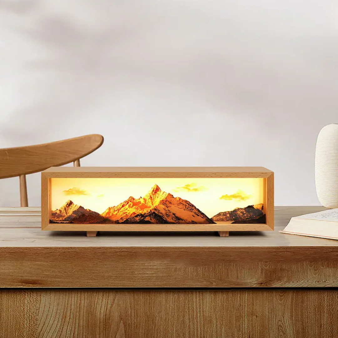 Colorful LED Digital Art Table Lamp - Pexav