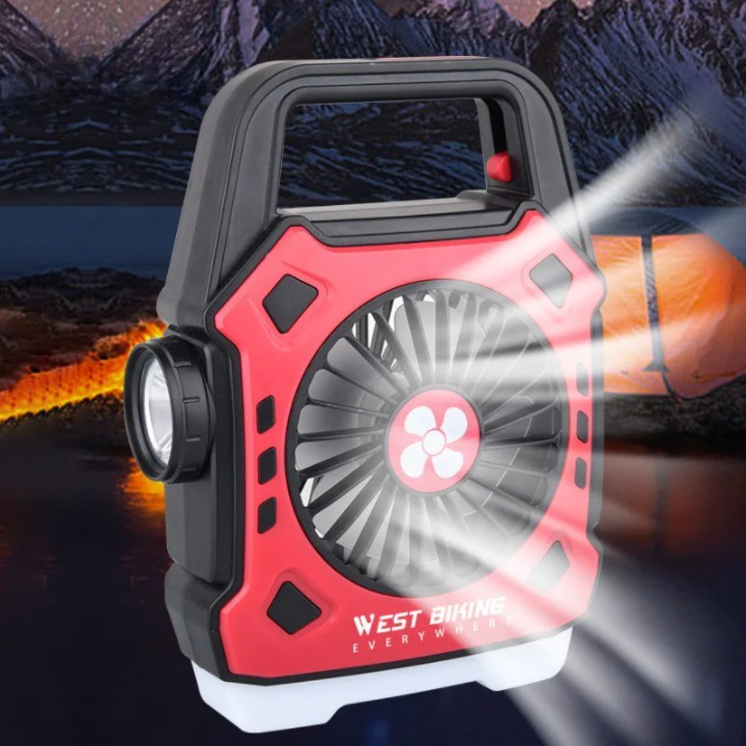 Portable Outdoor LED Fan Lamp - Pexav