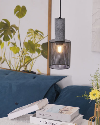 Sleek Metal Hanging Ceiling Light Fixture