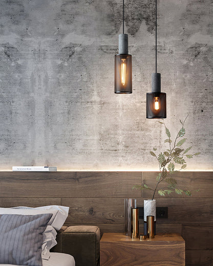 Simple Glass Pendant Light Modern Design