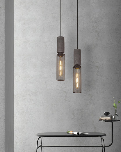 Sleek Metal Hanging Ceiling Light Fixture