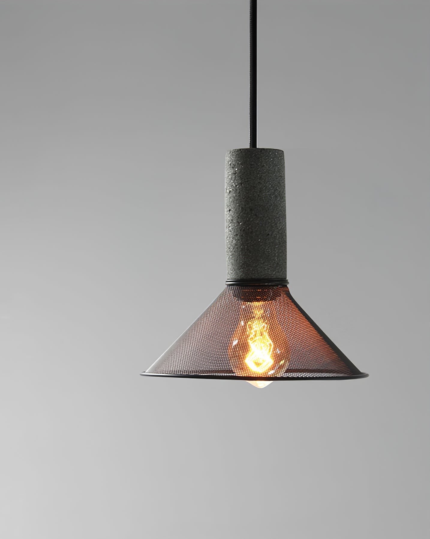 Sleek Metal Hanging Ceiling Light Fixture