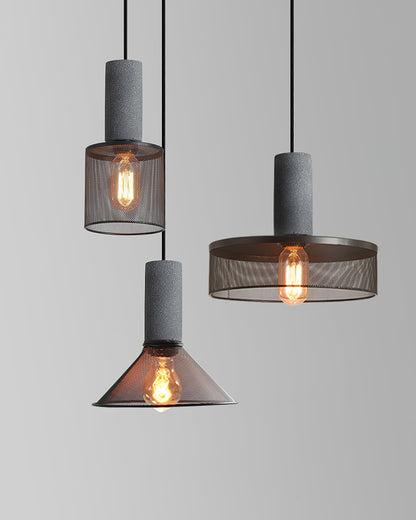 Sleek Metal Hanging Ceiling Light Fixture