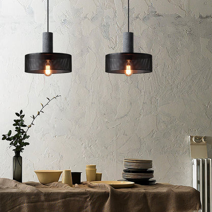 Sleek Metal Hanging Ceiling Light Fixture