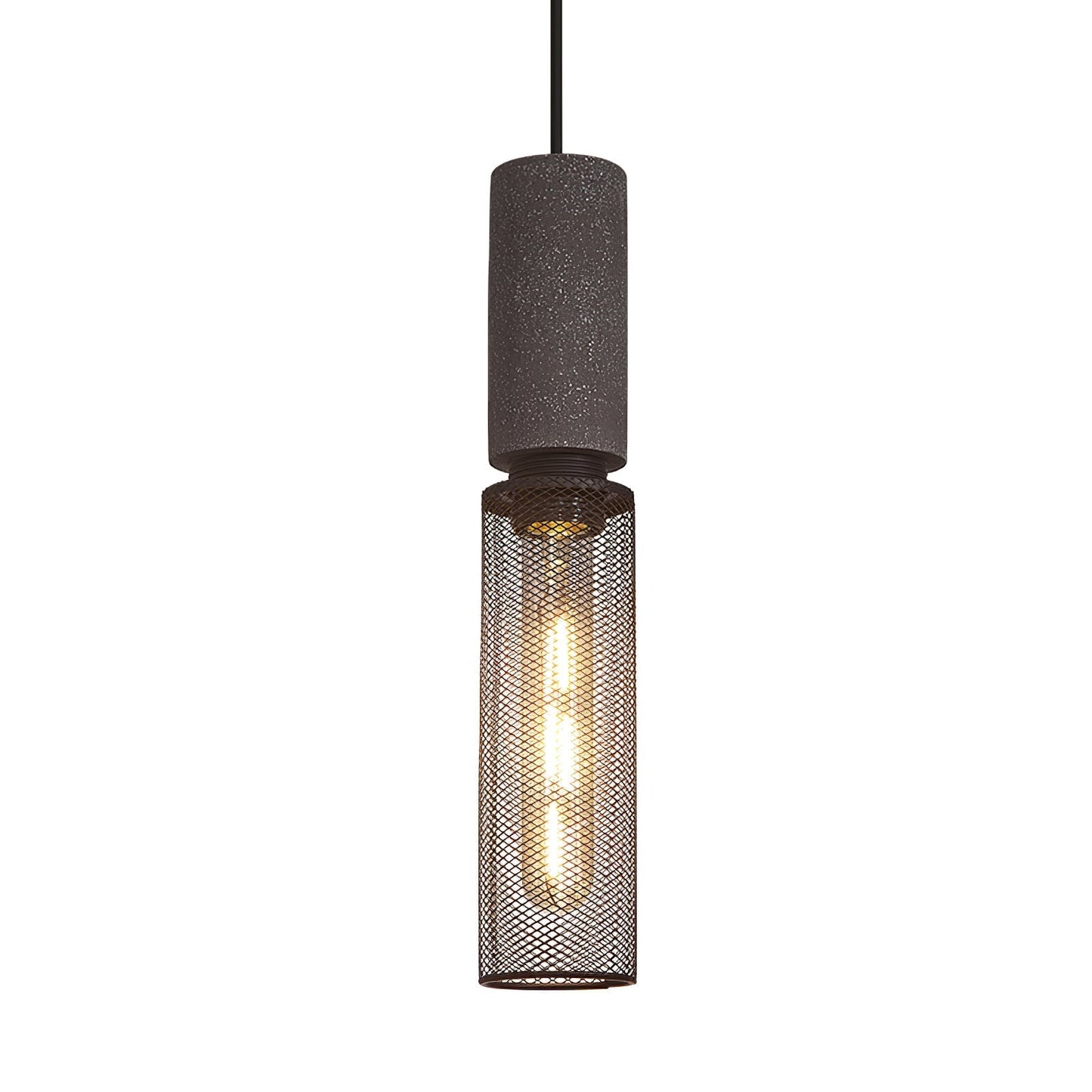 Sleek Metal Hanging Ceiling Light Fixture