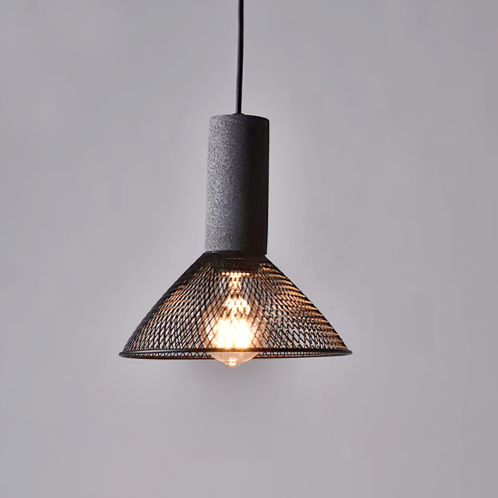 Sleek Metal Hanging Ceiling Light Fixture