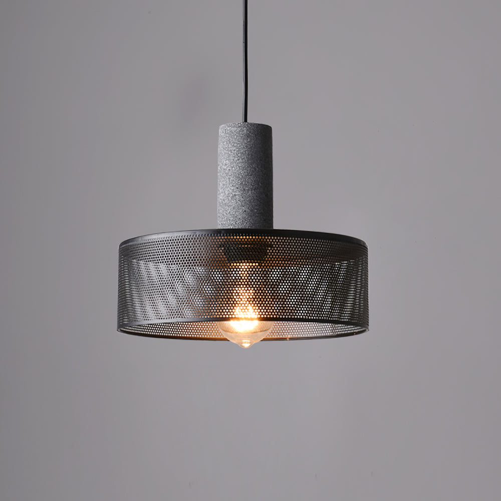 Sleek Metal Hanging Ceiling Light Fixture