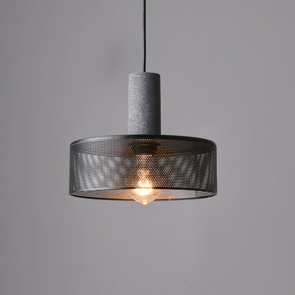 Sleek Metal Hanging Ceiling Light Fixture