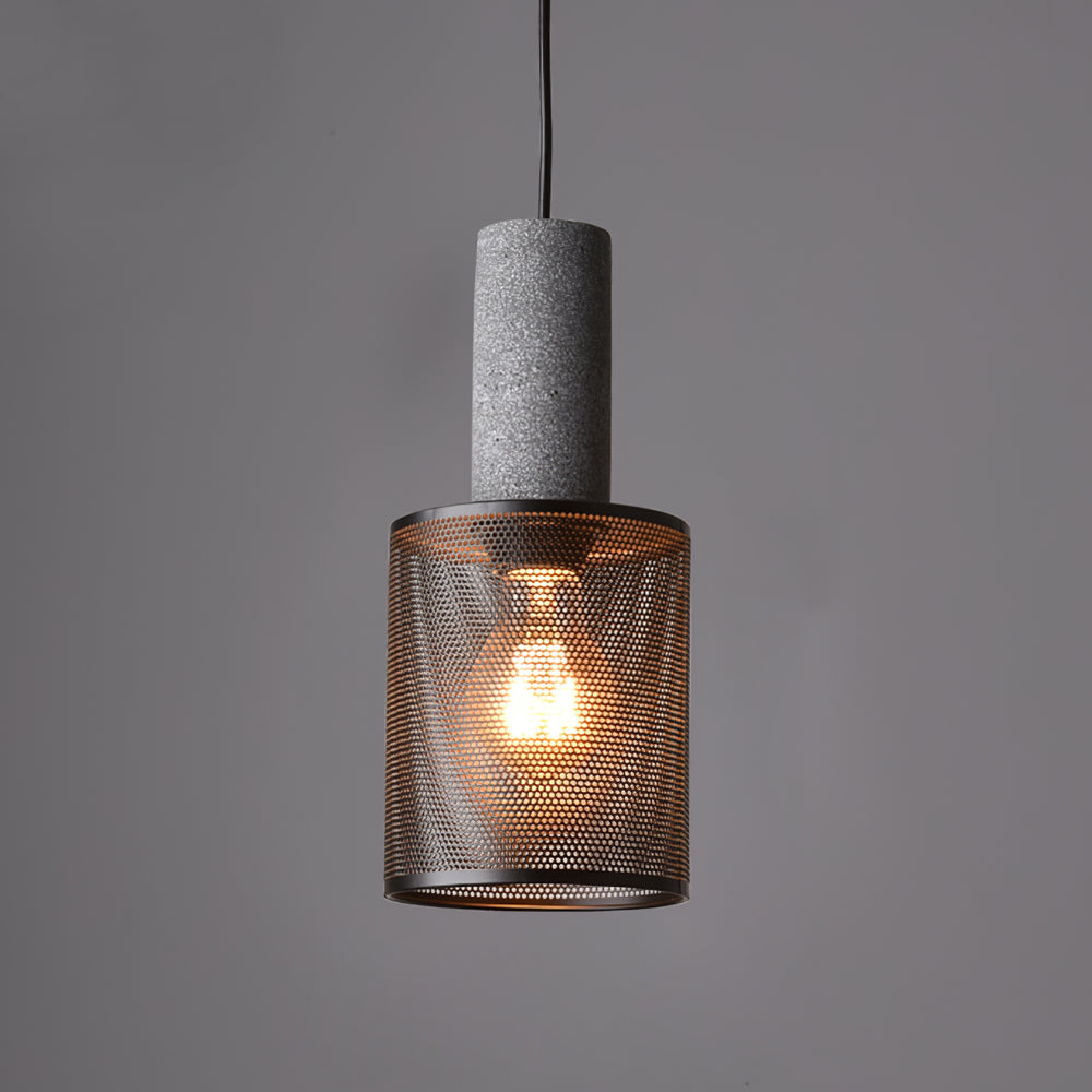 Sleek Metal Hanging Ceiling Light Fixture