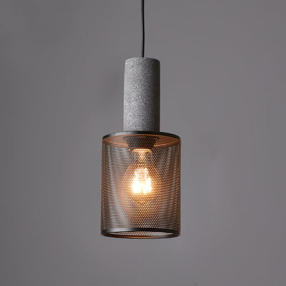 Sleek Metal Hanging Ceiling Light Fixture