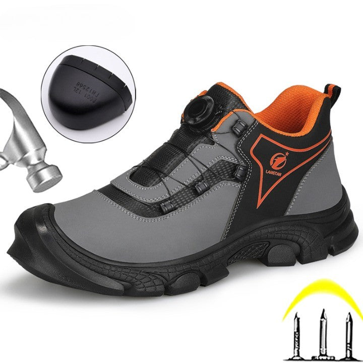 Tough Worksite Steel Toe Safety Boots