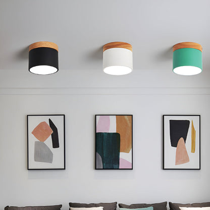 Contemporary LED Ceiling Light Fixture with Nordic Design – Soft Warm Illumination for Modern Spaces 2