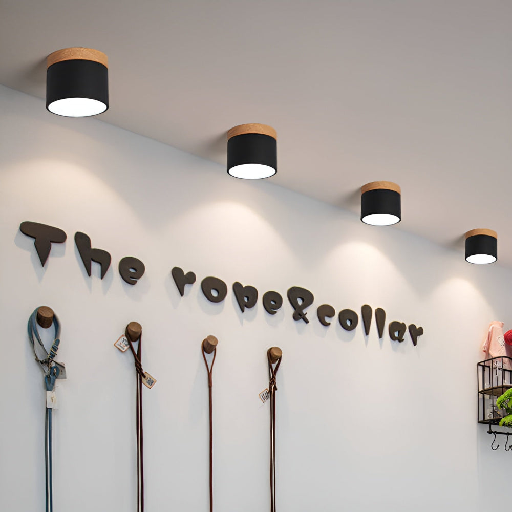 Contemporary LED Ceiling Light Fixture with Nordic Design – Soft Warm Illumination for Modern Spaces 4