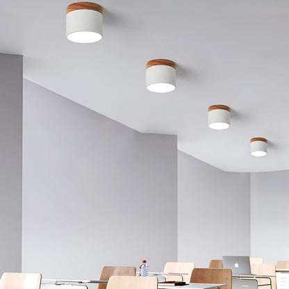 Contemporary LED Ceiling Light Fixture with Nordic Design – Soft Warm Illumination for Modern Spaces 7