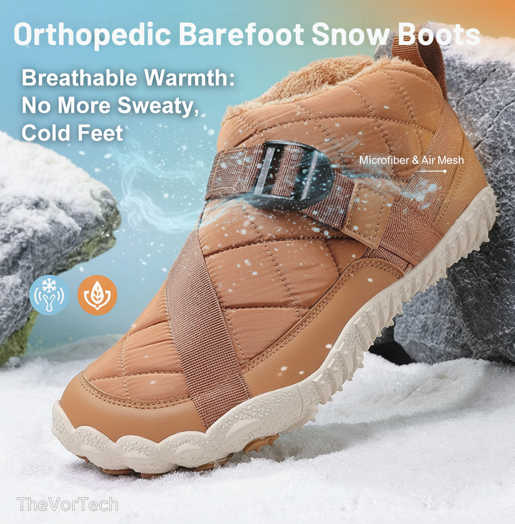 Comfortable Waterproof Insulated Snow Boots