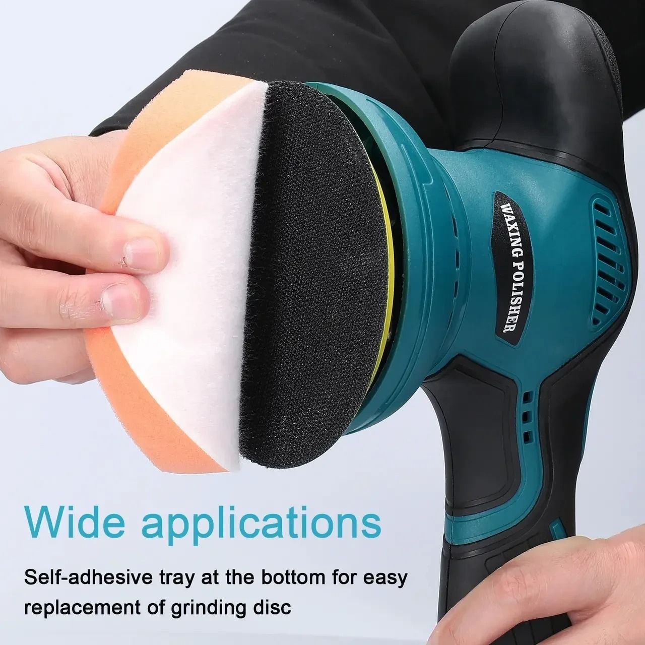 Cordless Car Buffer Polisher – Portable Car Polishing Machine for Scratch Removal & Shine Restoration