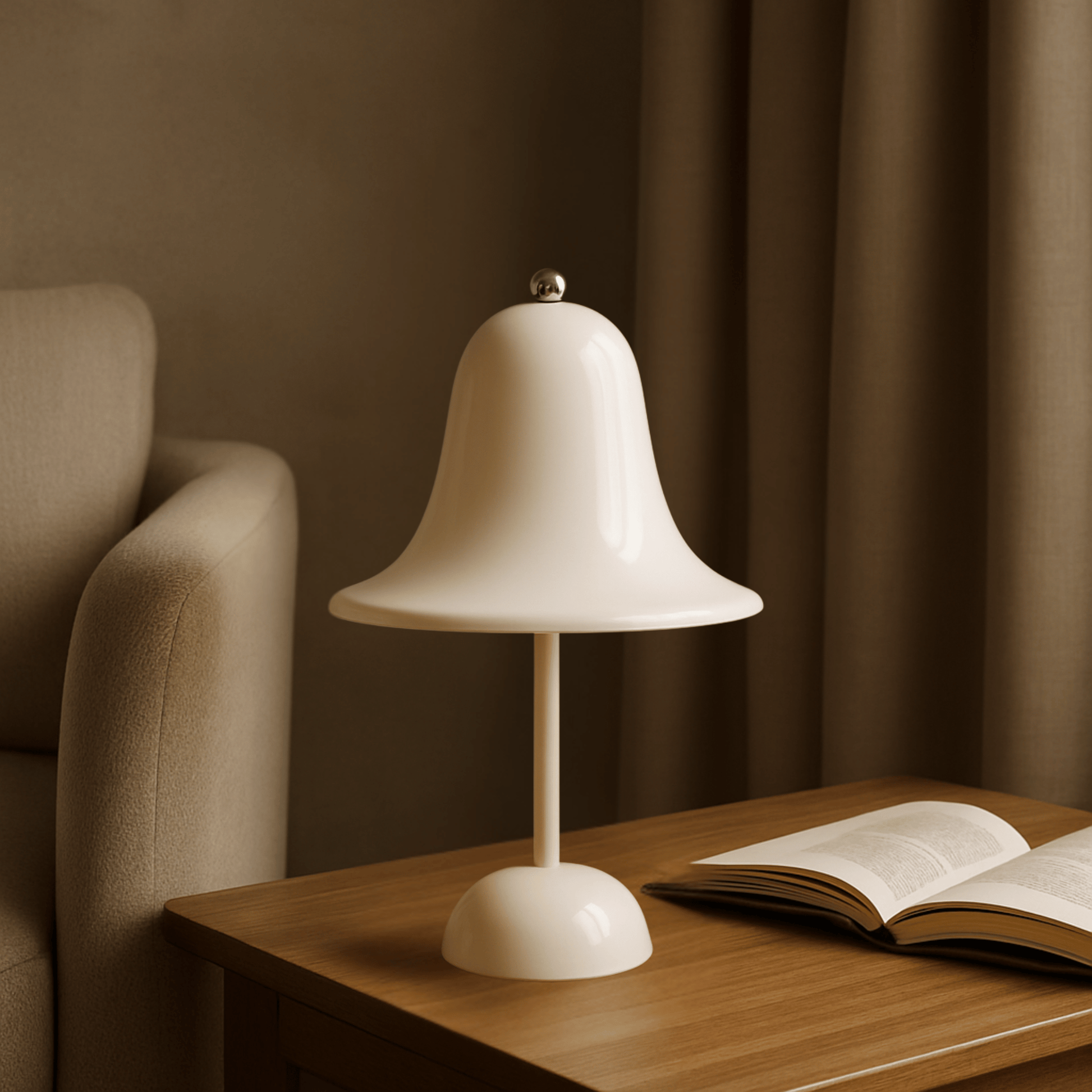 Cordless LED Touch Table Lamp with Dimming Control - Modern Rechargeable Bedside Lamp for Home and Office 7