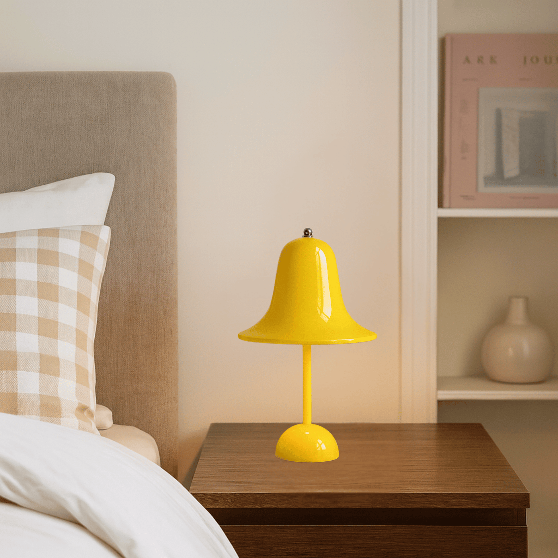 Cordless LED Touch Table Lamp with Dimming Control - Modern Rechargeable Bedside Lamp for Home and Office 8