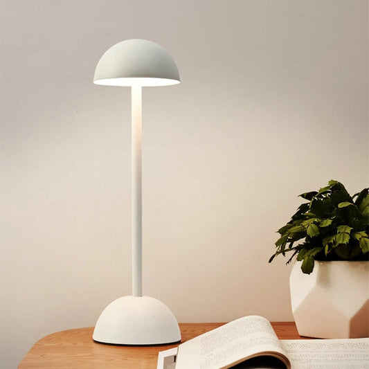 Sleek Modern Desk Lamp with Adjustable Light - Rechargeable Metal Base - Pexav