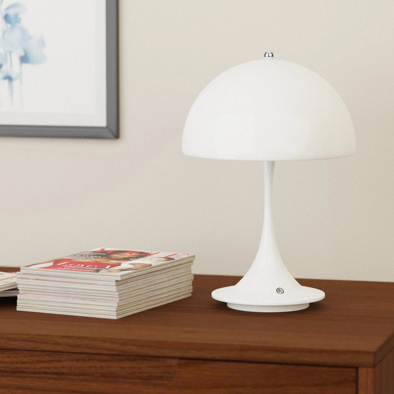 Cordless Touch Control LED Bedside Lamp – Premium Aluminum Design with Dimming, USB Rechargeable, Wireless Convenience 4