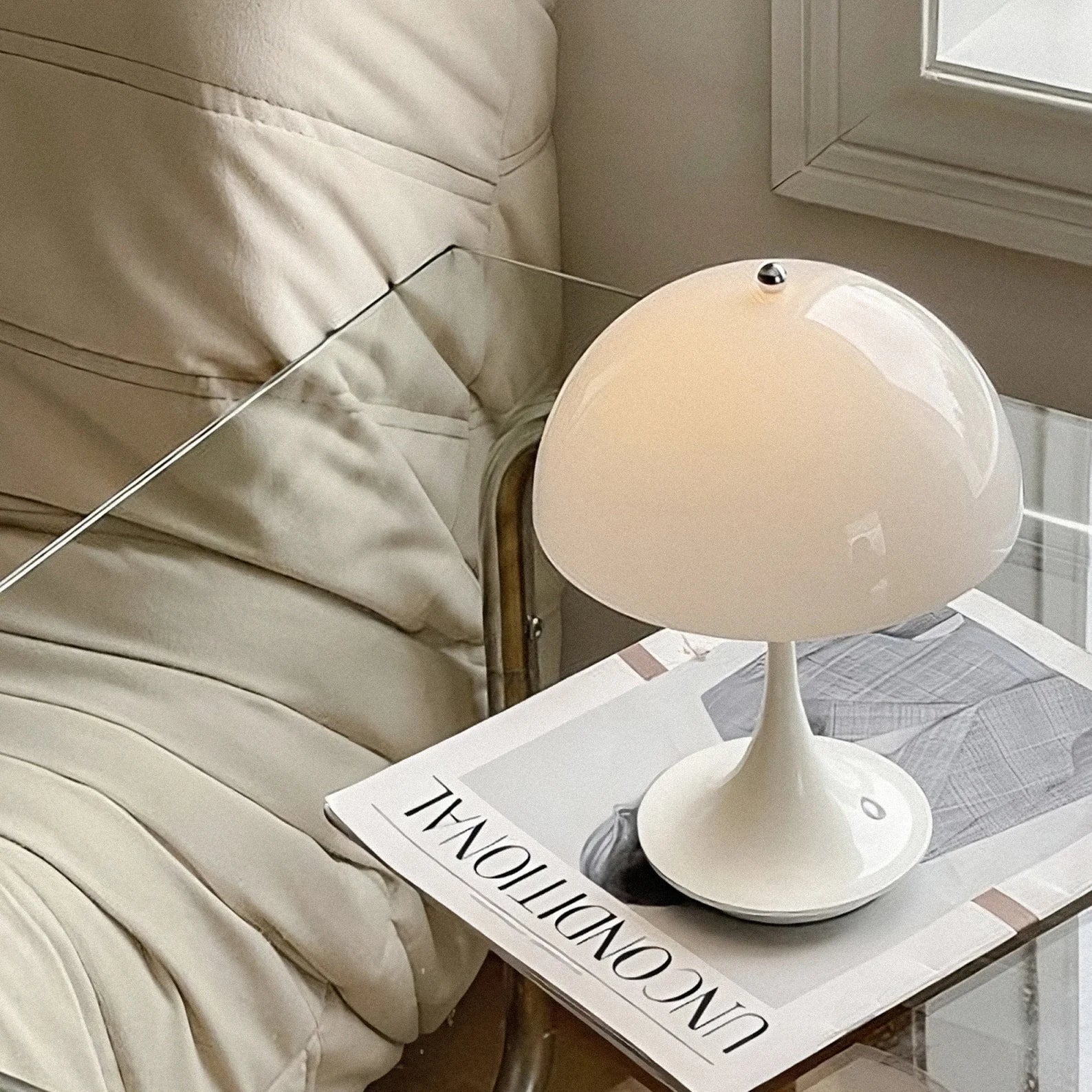 Cordless Touch Control LED Bedside Lamp – Premium Aluminum Design with Dimming, USB Rechargeable, Wireless Convenience 6
