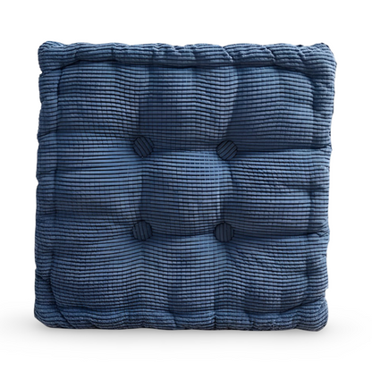 Corduroy Floor Pillow – Stylish 40x40 cm Meditation Cushion for Yoga and Relaxation, Durable Cotton Design 6