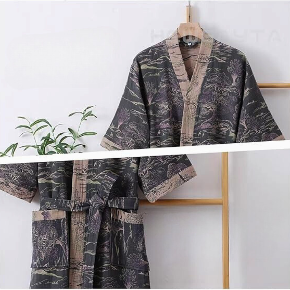 Soft Breathable Kimono Robe for Women