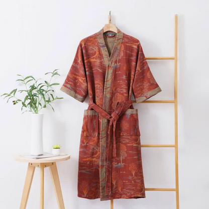 Soft Breathable Kimono Robe for Women