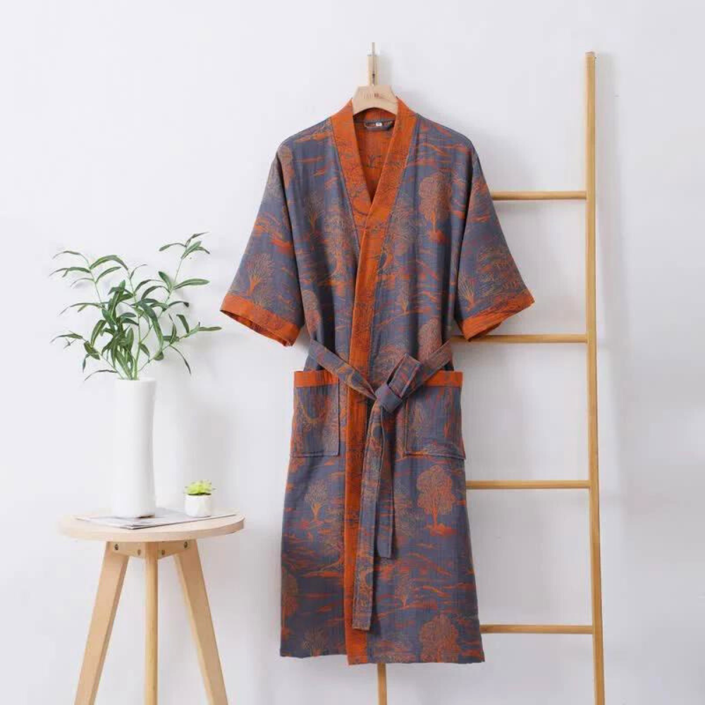 Soft Breathable Kimono Robe for Women