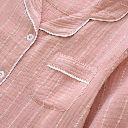 Comfortable Women's Striped Sleep Dress