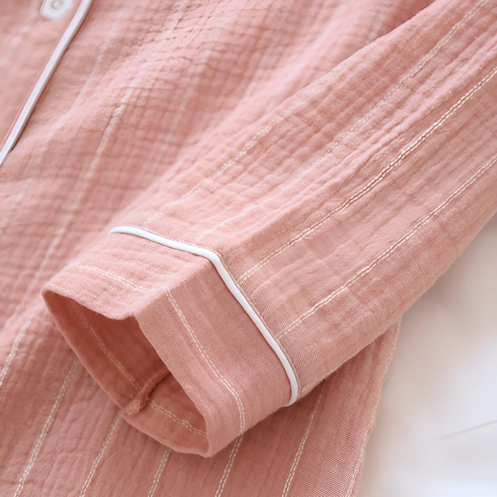 Comfortable Women's Striped Sleep Dress
