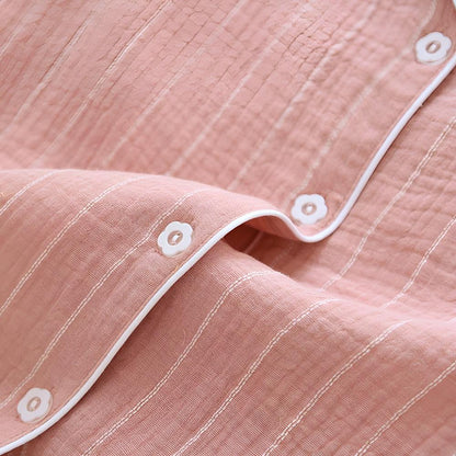Comfortable Women's Striped Sleep Dress
