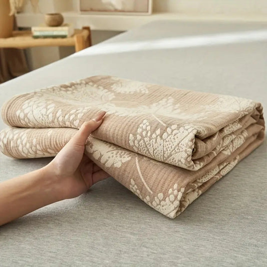 Soft Pastel Floral Throw Blanket - Pexav