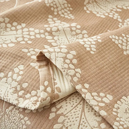 Soft Pastel Floral Throw Blanket