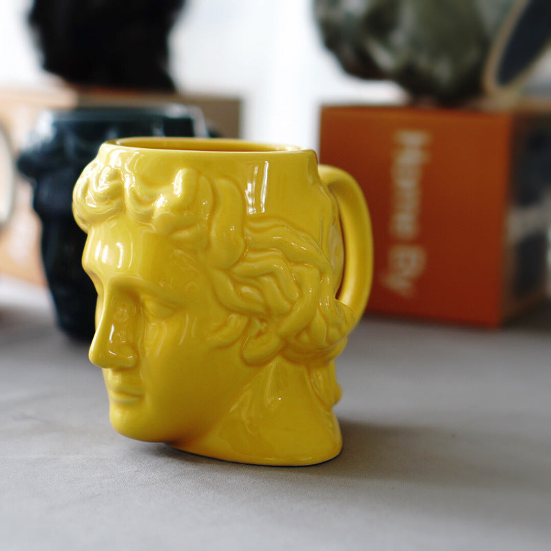 Vintage Greek Style Coffee Mug
