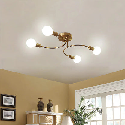 Stylish 3 Head Ceiling Lighting Fixture - Pexav