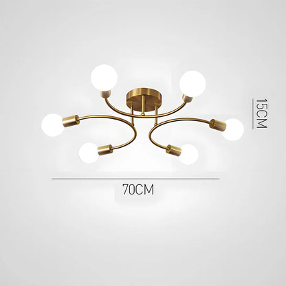 Modern Creative Multi-Bulb Ceiling Light