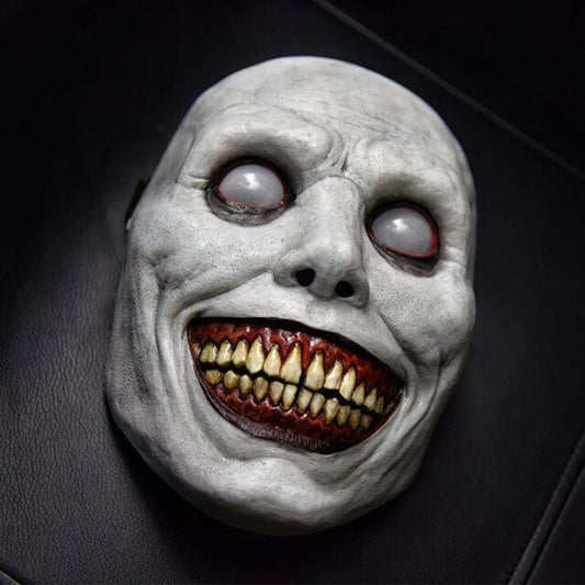 Spooky White Eye Halloween Mask for Adults - Pexav