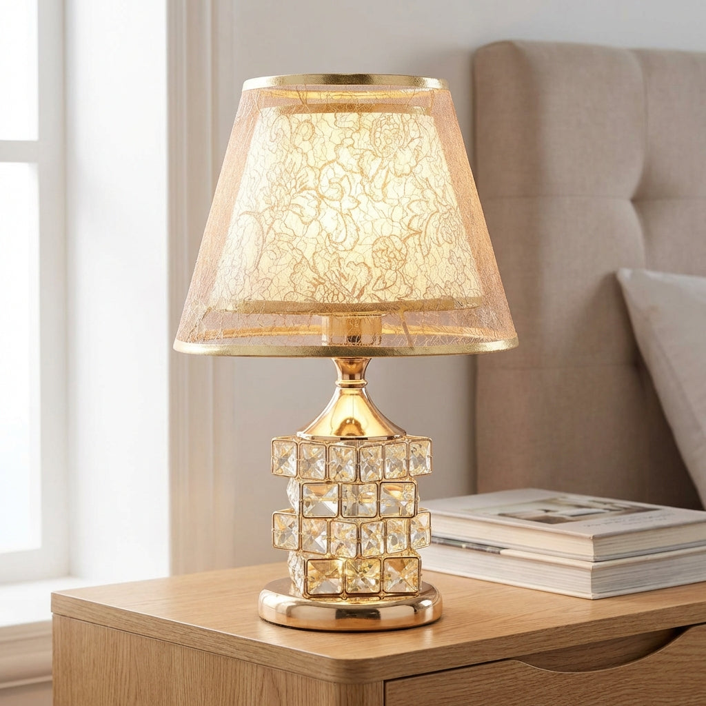 Sparkling Glass Desk Lamp - Pexav