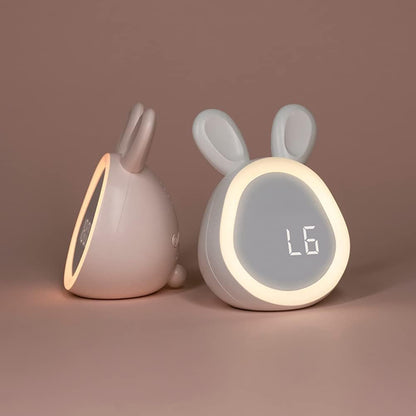 Cute Cartoon LED Alarm Clock with Energy Saving Feature – Compact Digital Clock for Kids and Adults 4