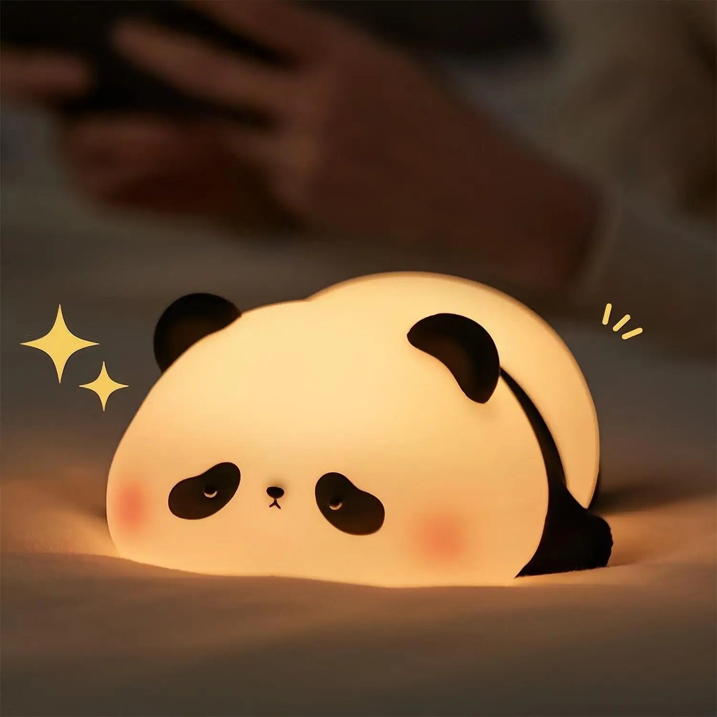 Cute Silicone LED Night Light for Kids with Touch Sensor – Portable Nursery Night Lamp 10