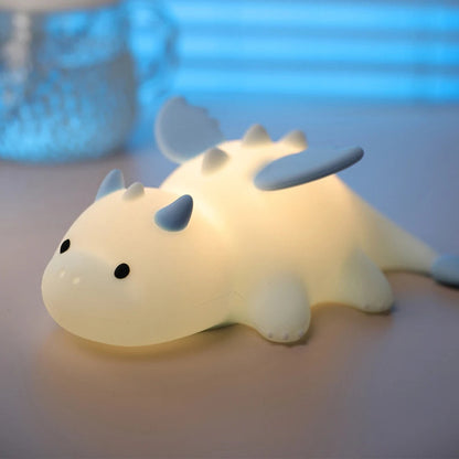 Cute Silicone LED Night Light for Kids with Touch Sensor – Portable Nursery Night Lamp 14